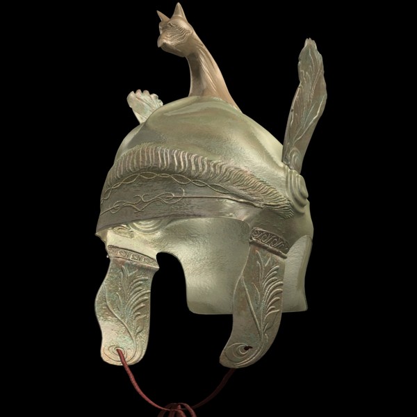 3d ancient greek helmet model - Greek Helmet 350-300 B.C. by Poliovale